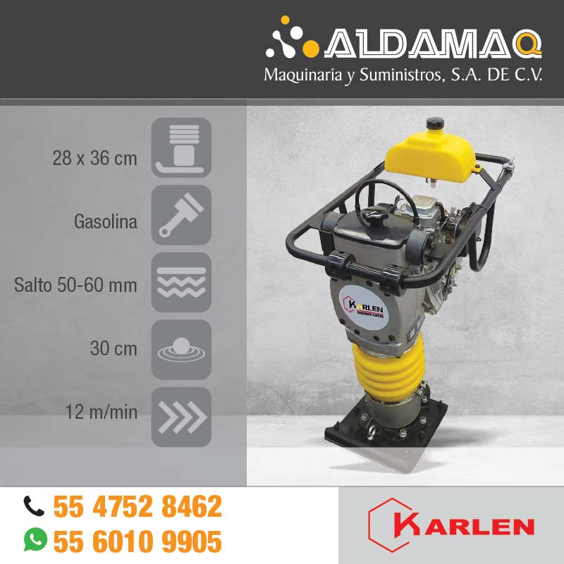 Compactadora Apisonadora Bailarina Karlen EH12