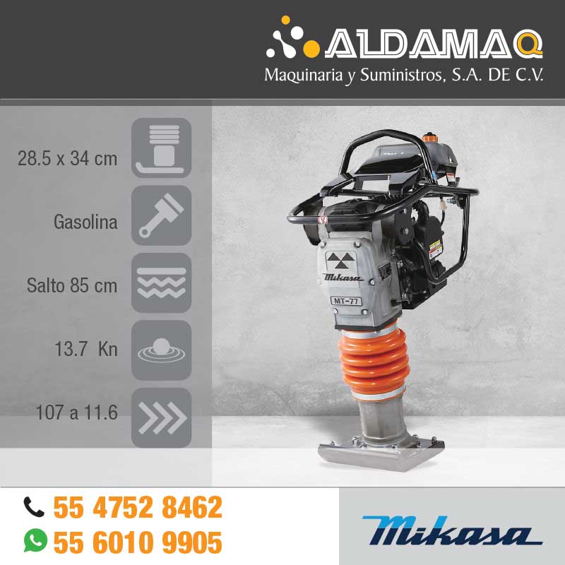 Apisonadora Tipo Bailarina Mikasa MT77HFR