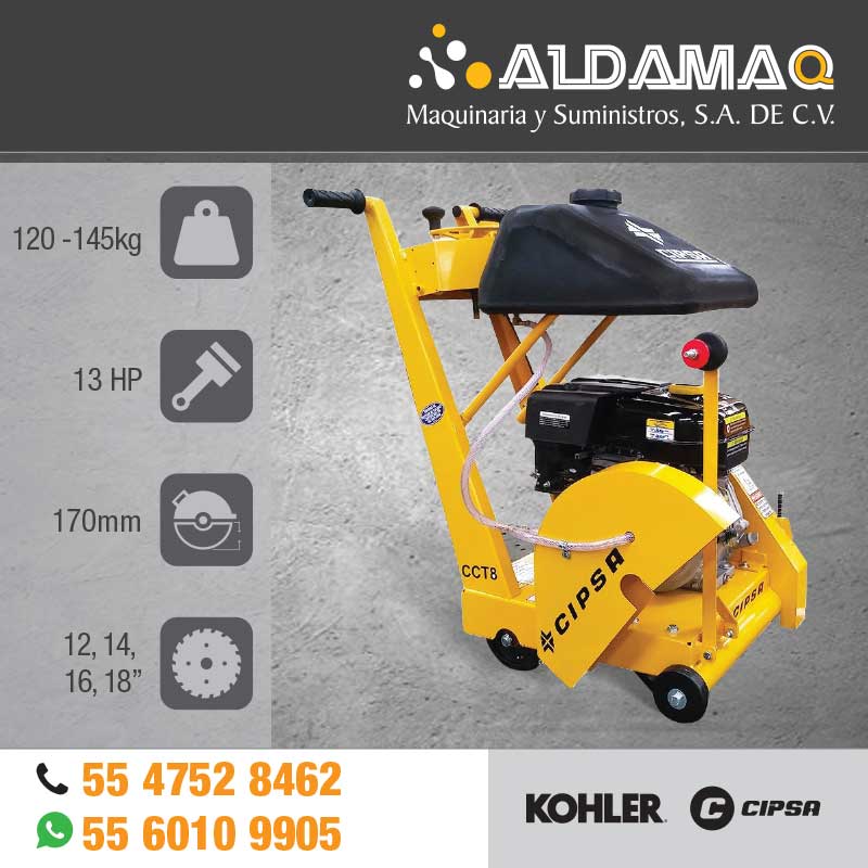 Cortadora de Concreto Cipsa Kohler 14 HP CCT12-K14-18