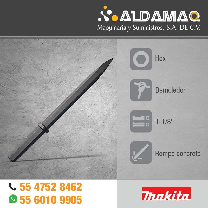 Pulseta Makita 3/4 Hex Punta Cincel 751224-A