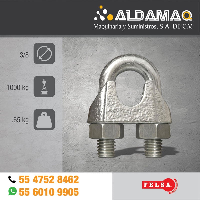 Nudo 3/8 para Malacate 1 Ton (2 Piezas)