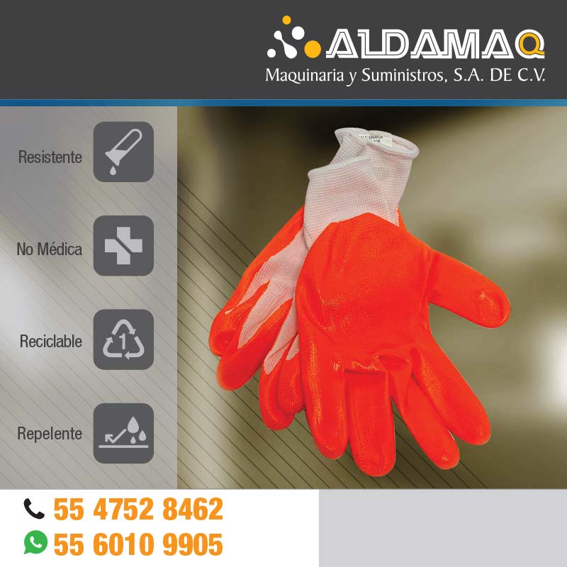 Guantes recubrimiento de Nitrilo